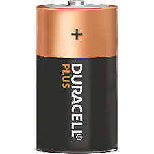 Duracell D 1.5 volt battery (Pack of 4)