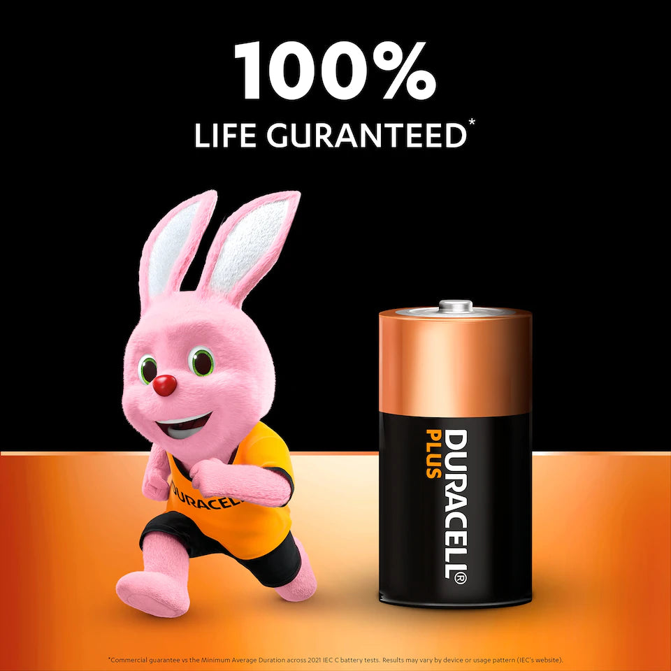 Duracell Plus C (Pack of 4)